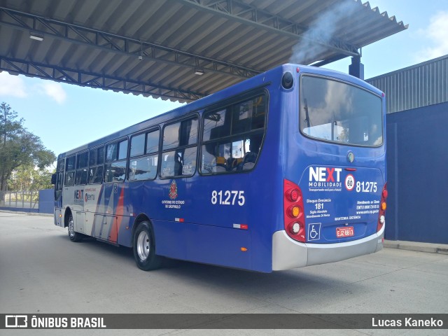 Next Mobilidade - ABC Sistema de Transporte 81.275 na cidade de São Bernardo do Campo, São Paulo, Brasil, por Lucas Kaneko. ID da foto: 10449975.