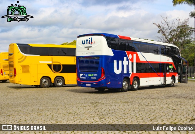 UTIL - União Transporte Interestadual de Luxo 11206 na cidade de Juiz de Fora, Minas Gerais, Brasil, por Luiz Felipe Coelho. Número da foto: #10452469.