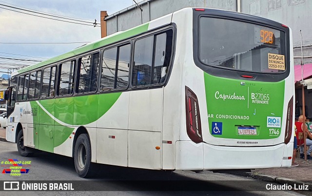 Caprichosa Auto Ônibus B27065 na cidade de Rio de Janeiro, Rio de Janeiro, Brasil, por Claudio Luiz. ID da foto: 10454986.