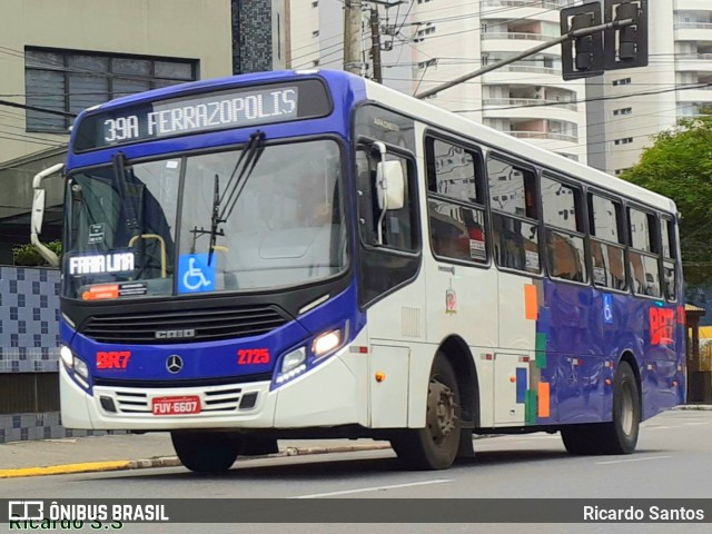 BR7 Mobilidade 2725 na cidade de São Bernardo do Campo, São Paulo, Brasil, por Ricardo Santos. Número da foto: #10454352.