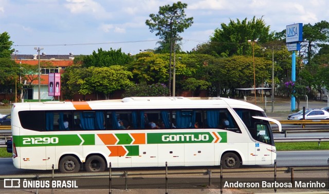 Empresa Gontijo de Transportes 21290 na cidade de Guarulhos, São Paulo, Brasil, por Anderson Barbosa Marinho. ID da foto: 10455202.