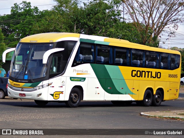 Empresa Gontijo de Transportes 18885 na cidade de Teresina, Piauí, Brasil, por Lucas Gabriel. ID da foto: 10455140.