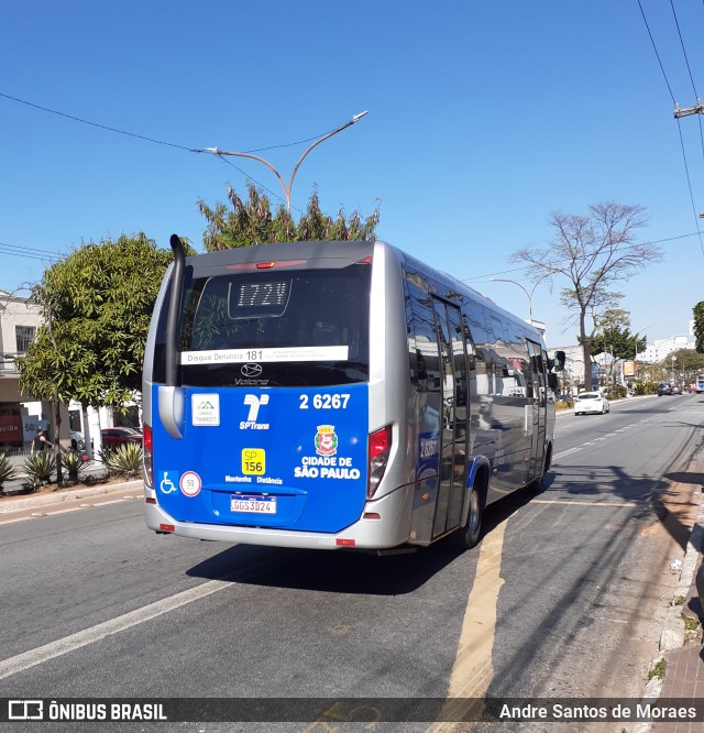 Transcooper > Norte Buss 2 6267 na cidade de São Paulo, São Paulo, Brasil, por Andre Santos de Moraes. Número da foto: #10455158.