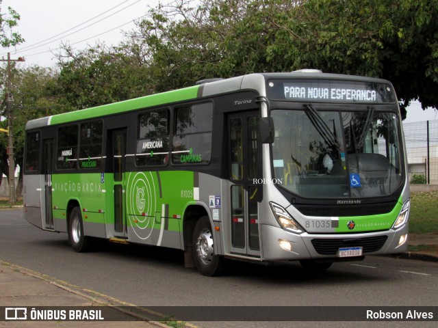 Viação Garcia 81035 na cidade de Paranavaí, Paraná, Brasil, por Robson Alves. ID da foto: 10455137.