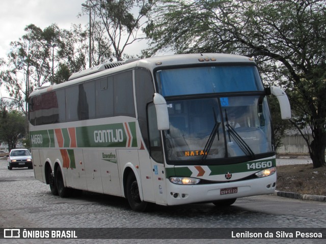 Empresa Gontijo de Transportes 14660 na cidade de Caruaru, Pernambuco, Brasil, por Lenilson da Silva Pessoa. ID da foto: 10454375.