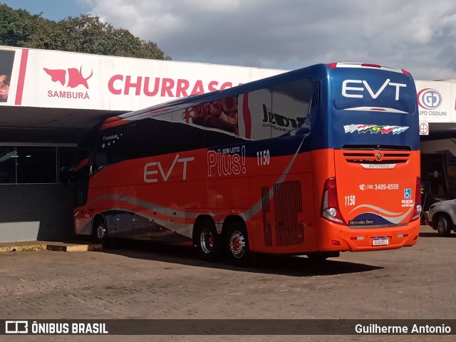 EVT Transportes 1150 na cidade de Araxá, Minas Gerais, Brasil, por Guilherme Antonio. ID da foto: 10454292.