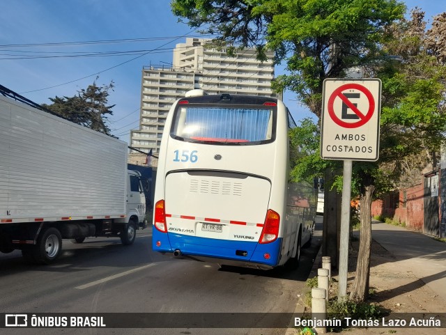 Autobuses Melipilla 156 na cidade de Estación Central, Santiago, Metropolitana de Santiago, Chile, por Benjamín Tomás Lazo Acuña. Número da foto: #10455844.
