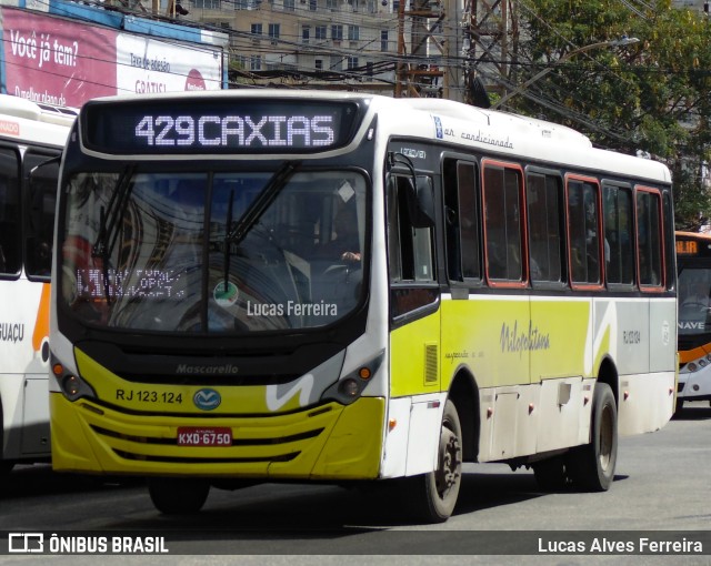 Viação Nilopolitana RJ 123.124 na cidade de Nova Iguaçu, Rio de Janeiro, Brasil, por Lucas Alves Ferreira. Número da foto: #10455743.