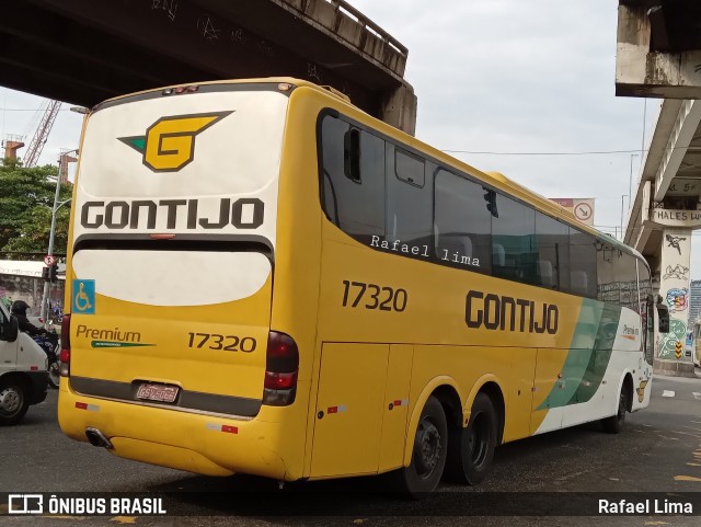 Empresa Gontijo de Transportes 17320 na cidade de Rio de Janeiro, Rio de Janeiro, Brasil, por Rafael Lima. ID da foto: 10454899.