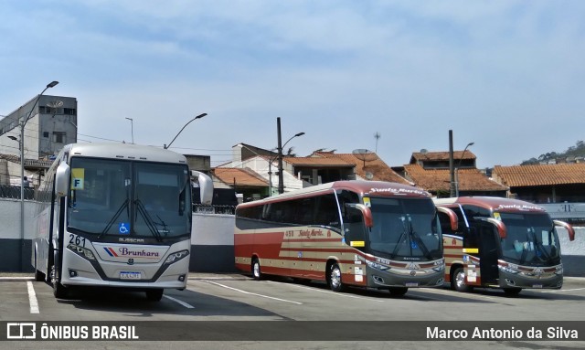 Brunhara Transportes 261 na cidade de São Bernardo do Campo, São Paulo, Brasil, por Marco Antonio da Silva. ID da foto: 10453341.