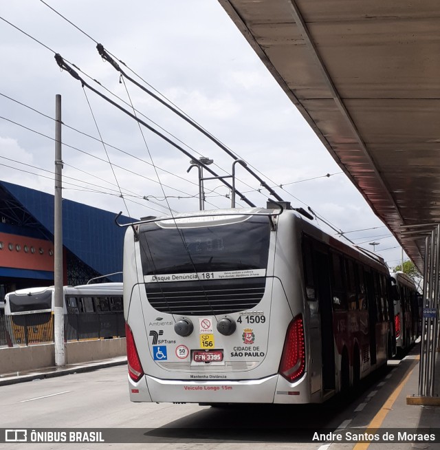 Himalaia Transportes > Ambiental Transportes Urbanos 4 1509 na cidade de São Paulo, São Paulo, Brasil, por Andre Santos de Moraes. ID da foto: 10455122.