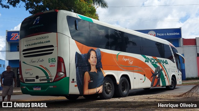 Empresa de Transportes Andorinha 6165 na cidade de Itapetininga, São Paulo, Brasil, por Henrique Oliveira. ID da foto: 10457935.