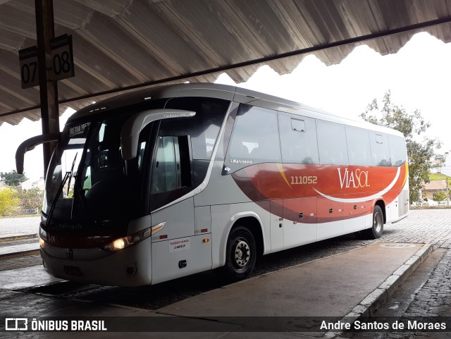 ViaSol Transportes Rodoviários 111052 na cidade de Americana, São Paulo, Brasil, por Andre Santos de Moraes. ID da foto: 10458266.