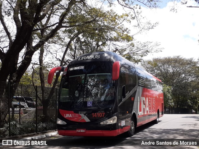 Lirabus 14107 na cidade de São Paulo, São Paulo, Brasil, por Andre Santos de Moraes. ID da foto: 10457555.