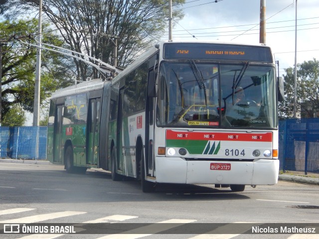 Next Mobilidade - ABC Sistema de Transporte 8104 na cidade de São Paulo, São Paulo, Brasil, por Nicolas Matheusz. ID da foto: 10457924.