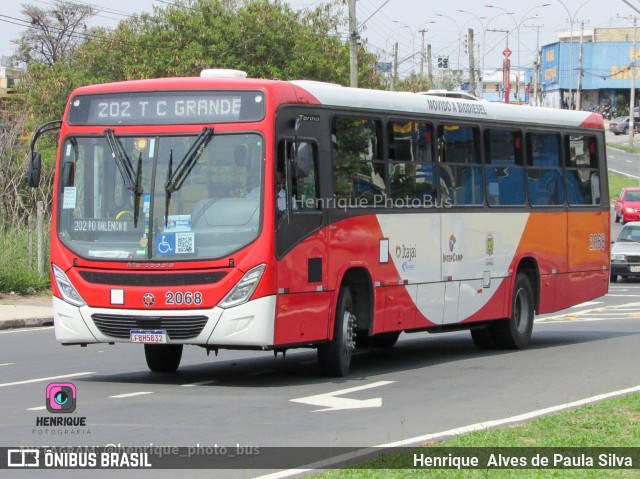 Itajaí Transportes Coletivos 2068 na cidade de Campinas, São Paulo, Brasil, por Henrique Alves de Paula Silva. Número da foto: #10456863.