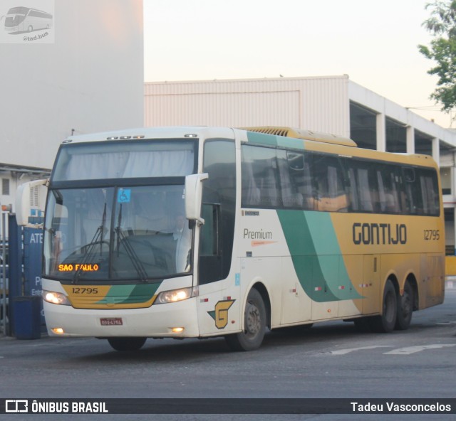 Empresa Gontijo de Transportes 12795 na cidade de Rio de Janeiro, Rio de Janeiro, Brasil, por Tadeu Vasconcelos. ID da foto: 10459428.