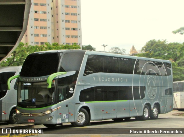 Viação Garcia 8693 na cidade de Sorocaba, São Paulo, Brasil, por Flavio Alberto Fernandes. Número da foto: #10458596.