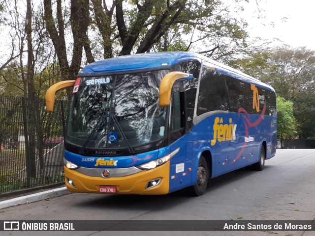Rápido Expresso Fênix Viação 34525 na cidade de São Paulo, São Paulo, Brasil, por Andre Santos de Moraes. Número da foto: #10457617.