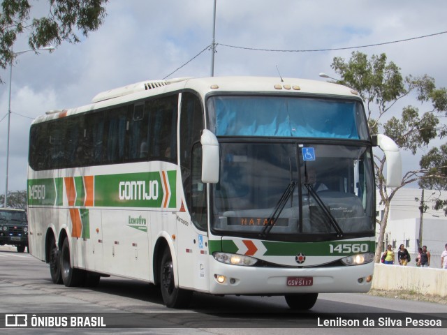 Empresa Gontijo de Transportes 14560 na cidade de Caruaru, Pernambuco, Brasil, por Lenilson da Silva Pessoa. ID da foto: 10456399.