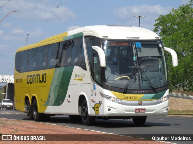 Empresa Gontijo de Transportes 18470 na cidade de Teresina, Piauí, Brasil, por Glauber Medeiros. ID da foto: 10456814.