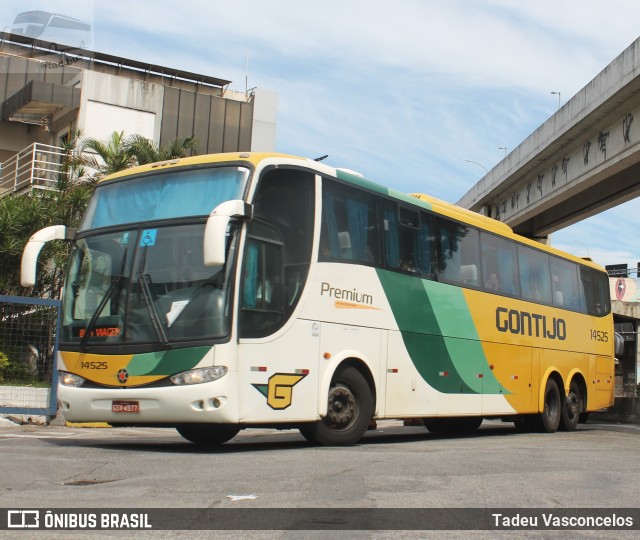 Empresa Gontijo de Transportes 14525 na cidade de Rio de Janeiro, Rio de Janeiro, Brasil, por Tadeu Vasconcelos. ID da foto: 10459445.