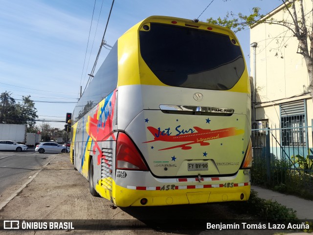 Jet Sur 208 na cidade de Estación Central, Santiago, Metropolitana de Santiago, Chile, por Benjamín Tomás Lazo Acuña. ID da foto: 10459486.