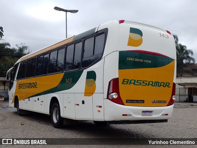 Viação Bassamar 143 na cidade de Juiz de Fora, Minas Gerais, Brasil, por Yurinhoo Clementino. Número da foto: #10457523.