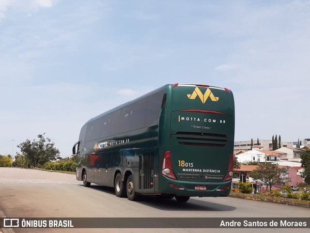 Viação Motta 18015 na cidade de Americana, São Paulo, Brasil, por Andre Santos de Moraes. ID da foto: 10458235.