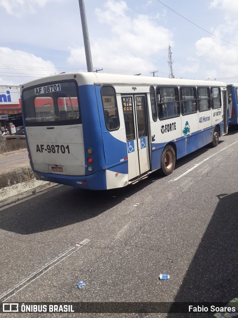Viação Forte AF-98701 na cidade de Belém, Pará, Brasil, por Fabio Soares. Número da foto: #10456945.