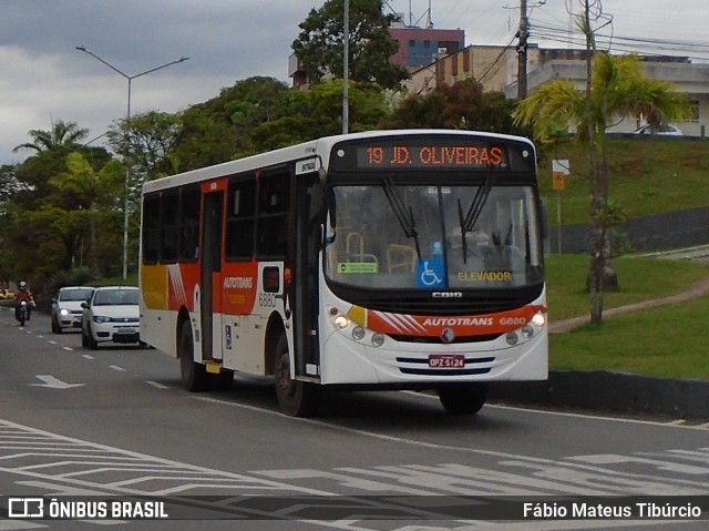 Autotrans > Turilessa 6880 na cidade de Varginha, Minas Gerais, Brasil, por Fábio Mateus Tibúrcio. Número da foto: #10457216.