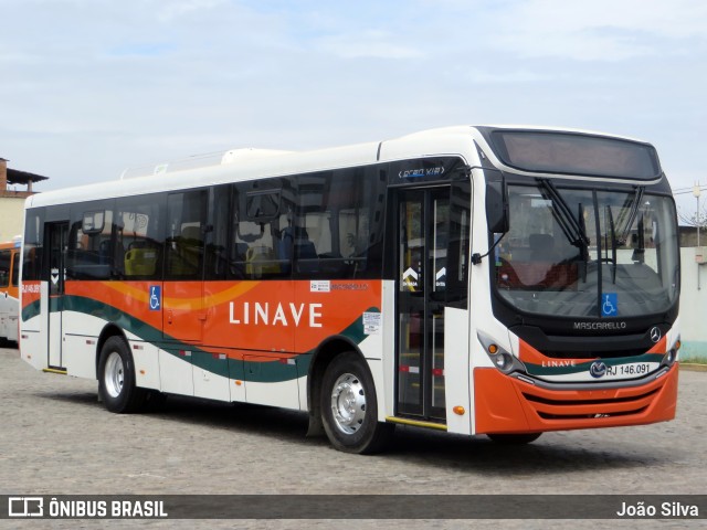 Linave Transportes RJ 146.091 na cidade de Nova Iguaçu, Rio de Janeiro, Brasil, por João Silva. ID da foto: 10461596.