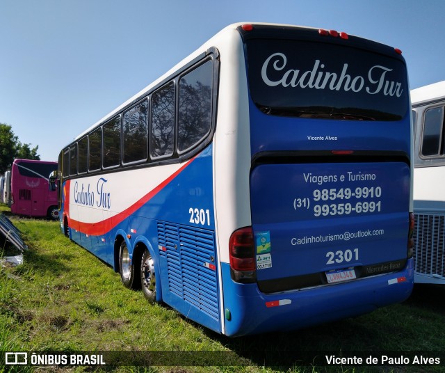 Cadinho Tur 2301 na cidade de Aparecida, São Paulo, Brasil, por Vicente de Paulo Alves. ID da foto: 10459846.