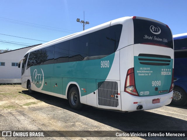 BTL - Borini Turismo 9090 na cidade de Cachoeira Paulista, São Paulo, Brasil, por Carlos Vinicius Estevão Menezes. Número da foto: #10460293.