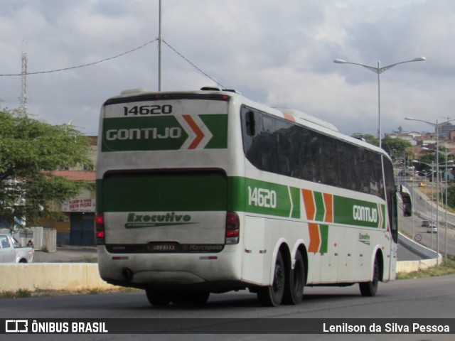Empresa Gontijo de Transportes 14620 na cidade de Caruaru, Pernambuco, Brasil, por Lenilson da Silva Pessoa. Número da foto: #10460367.