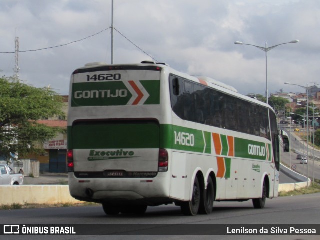 Empresa Gontijo de Transportes 14620 na cidade de Caruaru, Pernambuco, Brasil, por Lenilson da Silva Pessoa. ID da foto: 10460367.