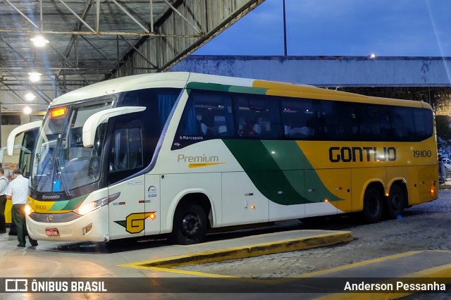 Empresa Gontijo de Transportes 19100 na cidade de Campos dos Goytacazes, Rio de Janeiro, Brasil, por Anderson Pessanha. ID da foto: 10462545.