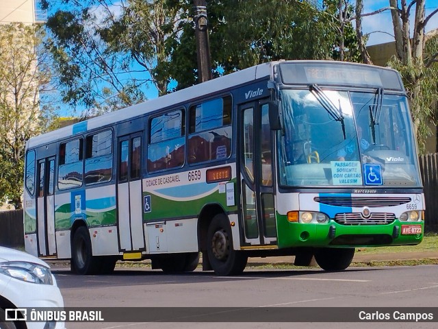 Viação Capital do Oeste 6659 na cidade de Cascavel, Paraná, Brasil, por Carlos Campos. Número da foto: #10460210.