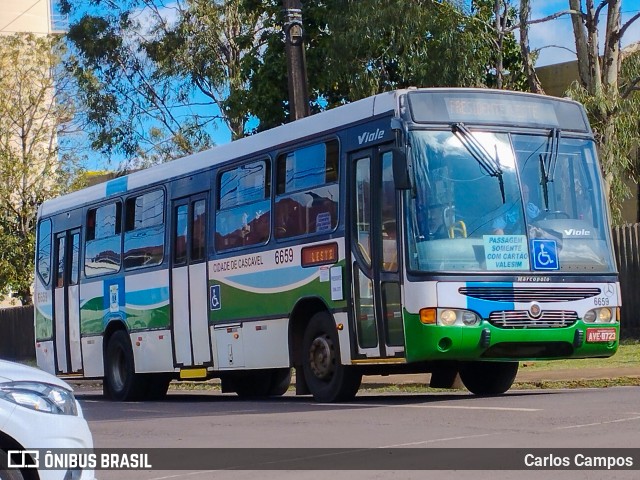 Viação Capital do Oeste 6659 na cidade de Cascavel, Paraná, Brasil, por Carlos Campos. ID da foto: 10460210.