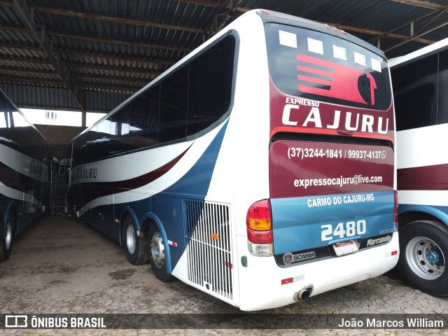Expresso Cajuru 2480 na cidade de Carmo do Cajuru, Minas Gerais, Brasil, por João Marcos William. Número da foto: #10460328.