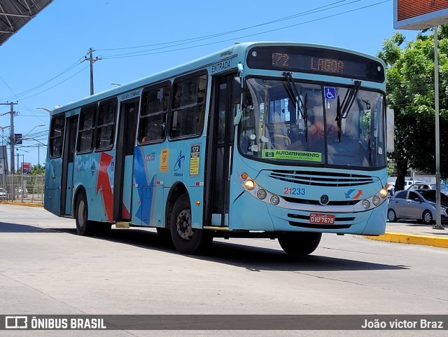 Aliança Transportes Urbanos 21233 na cidade de Fortaleza, Ceará, Brasil, por João victor Braz. ID da foto: 10462123.