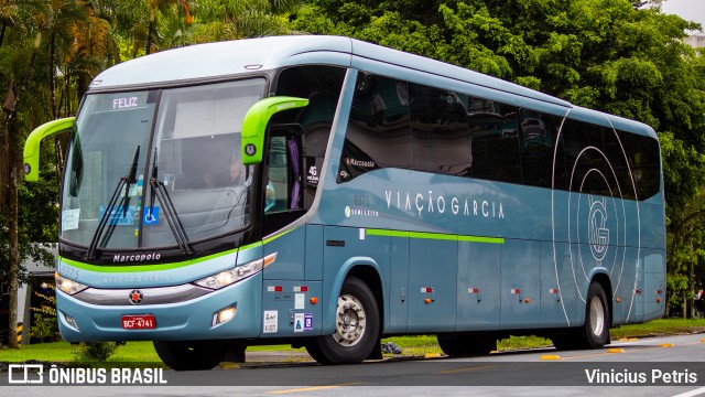 Viação Garcia 8375 na cidade de Joinville, Santa Catarina, Brasil, por Vinicius Petris. Número da foto: #10462435.