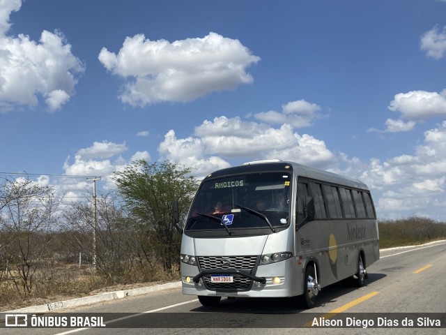 Viação Nordeste 2809 na cidade de Angicos, Rio Grande do Norte, Brasil, por Alison Diego Dias da Silva. Número da foto: #10460059.
