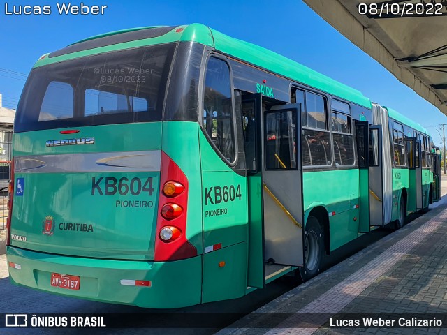 Viação Tamandaré KB604 na cidade de Curitiba, Paraná, Brasil, por Lucas Weber Calizario. ID da foto: 10460156.