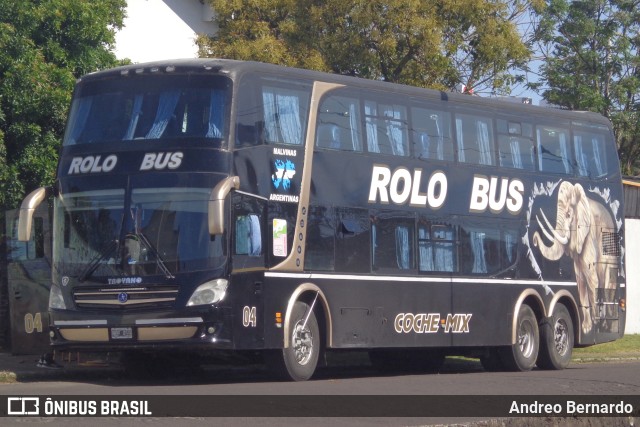 Rolo Bus 04 na cidade de Capão da Canoa, Rio Grande do Sul, Brasil, por Andreo Bernardo. Número da foto: #10459879.