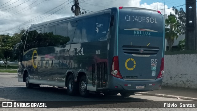 Viação Cidade Sol 8610 na cidade de Cruz das Almas, Bahia, Brasil, por Flávio  Santos. Número da foto: #10533973.