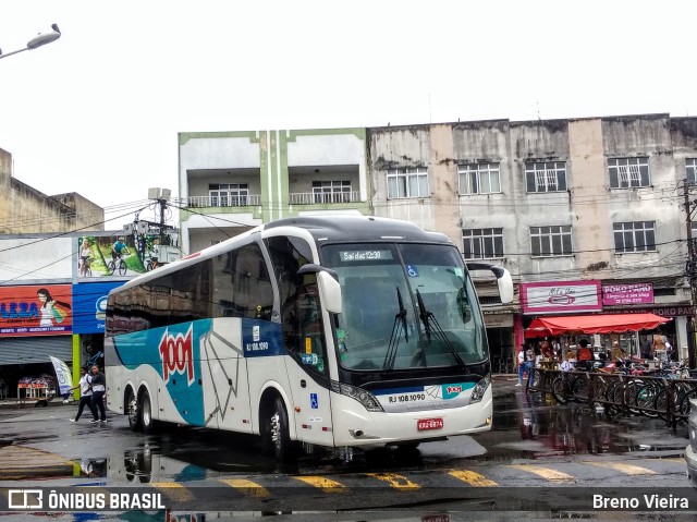 Auto Viação 1001 RJ 108.1090 na cidade de Campos dos Goytacazes, Rio de Janeiro, Brasil, por Breno Vieira. ID da foto: 10533202.