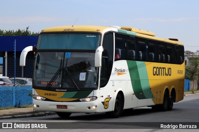 Empresa Gontijo de Transportes 14890 na cidade de São Paulo, São Paulo, Brasil, por Rodrigo Barraza. ID da foto: 10533030.