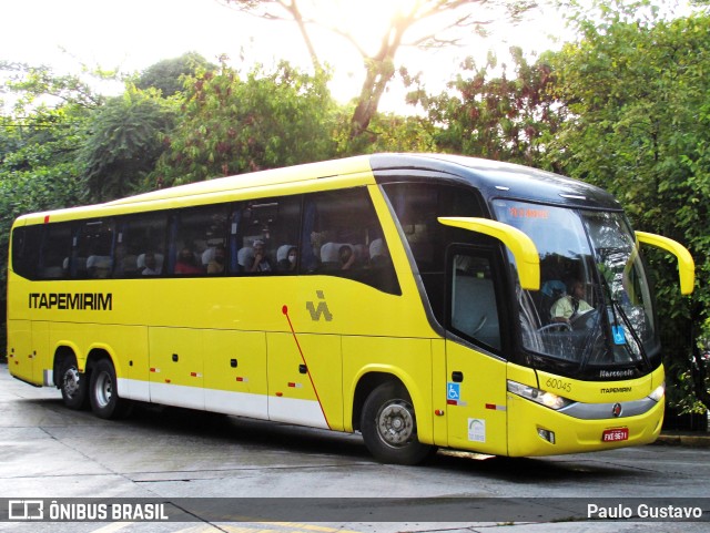 Viação Itapemirim 60045 na cidade de São Paulo, São Paulo, Brasil, por Paulo Gustavo. ID da foto: 10532043.