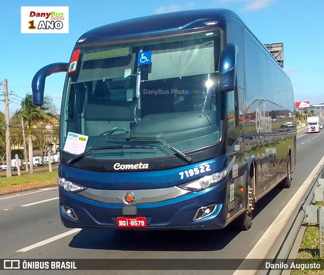 Viação Cometa 719522 na cidade de Campinas, São Paulo, Brasil, por Danilo Augusto. ID da foto: 10533469.